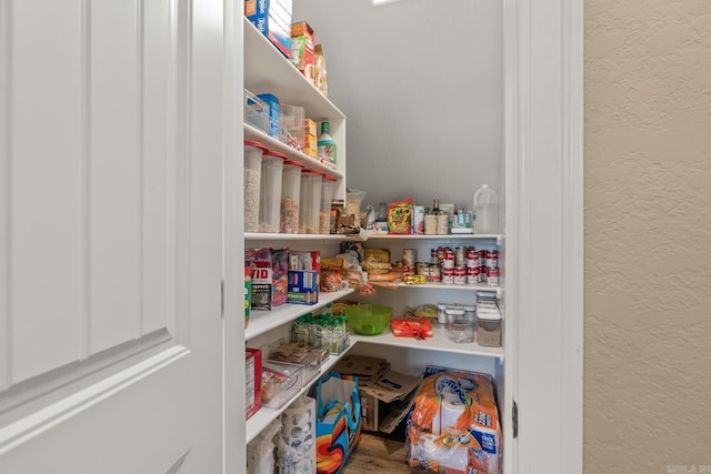 view of pantry