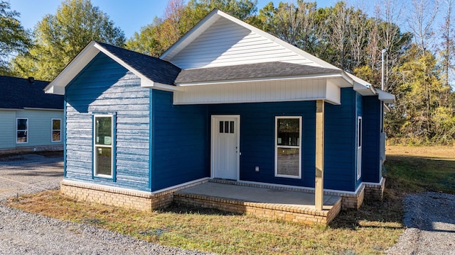 view of front of house with a porch