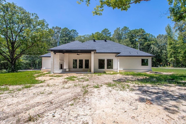 rear view of property with a patio