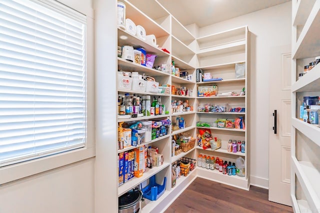 view of pantry