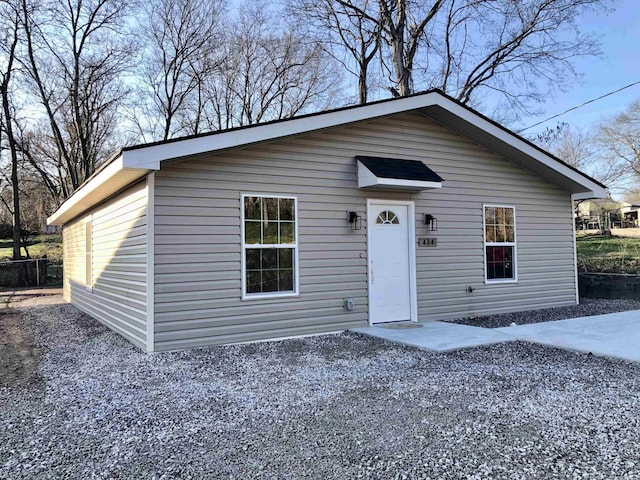 view of front of home