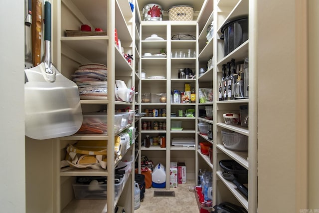 view of pantry