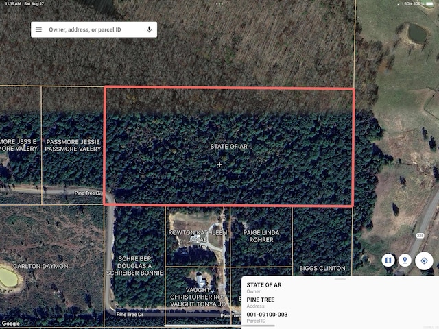 000 Pine Tree Dr, Edgemont AR, 72044 land for sale