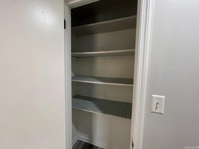 view of closet