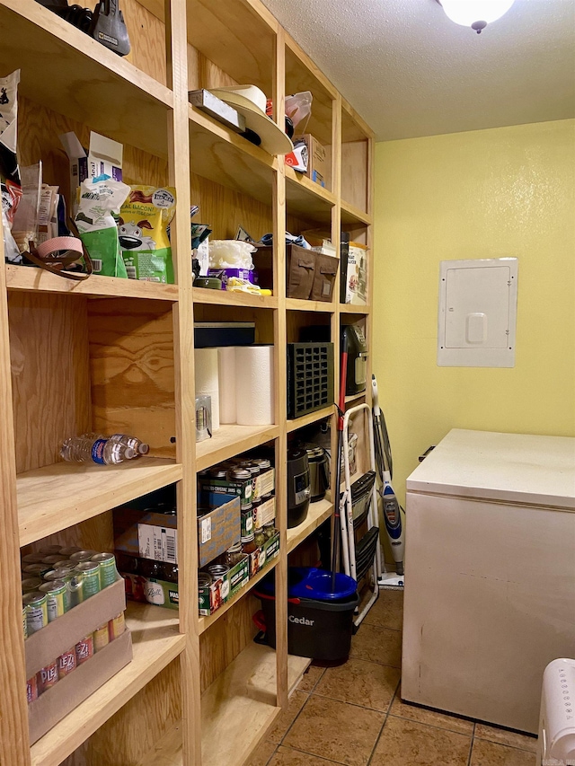 storage room featuring electric panel