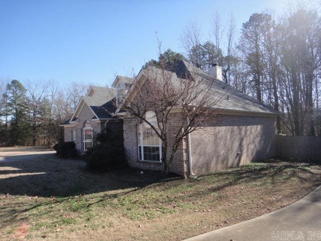 view of side of property