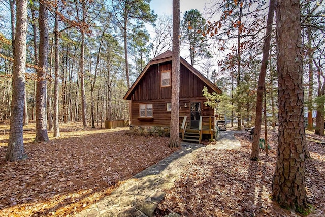 view of property exterior