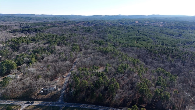 bird's eye view featuring a mountain view