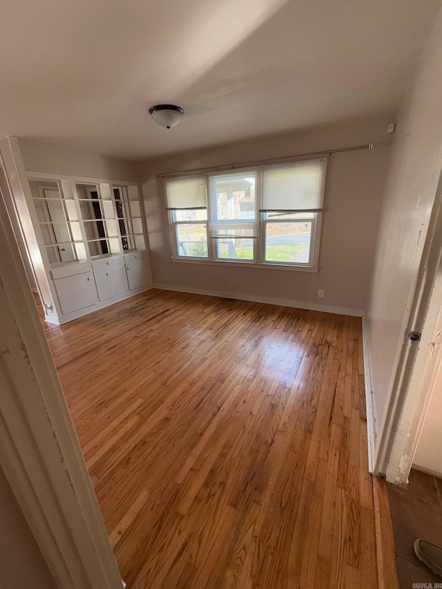 interior space featuring light hardwood / wood-style flooring