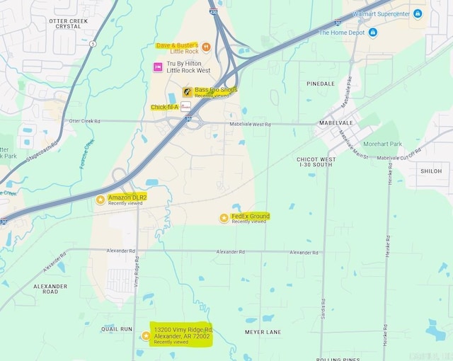 Address Not Disclosed, Little Rock AR, 72002 land for sale