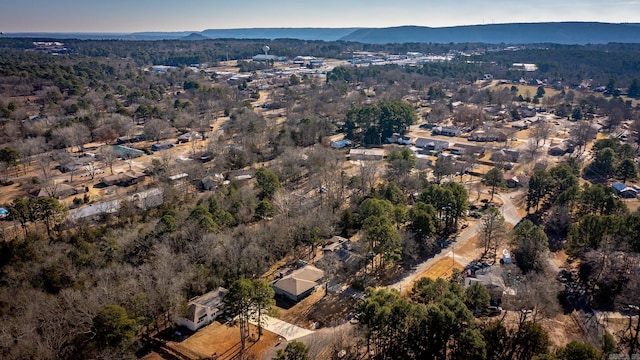 aerial view featuring a mountain view