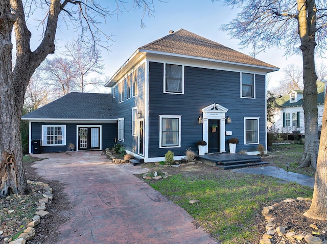 view of colonial inspired home