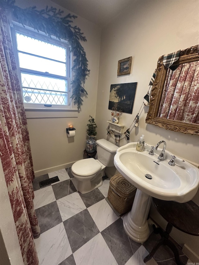 bathroom with toilet