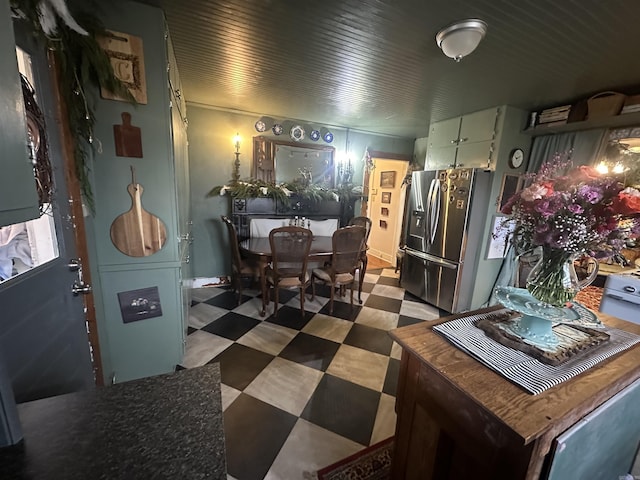 view of dining space