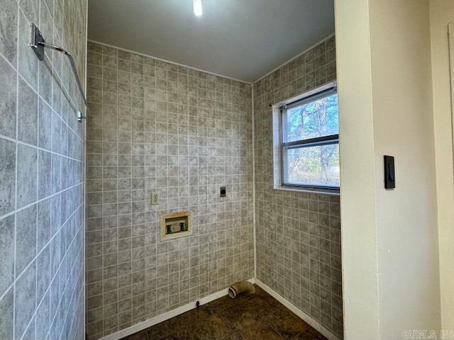 laundry room with hookup for a washing machine and electric dryer hookup