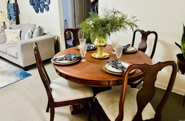 view of dining room