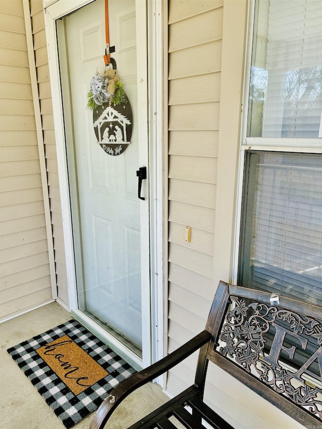 view of entrance to property