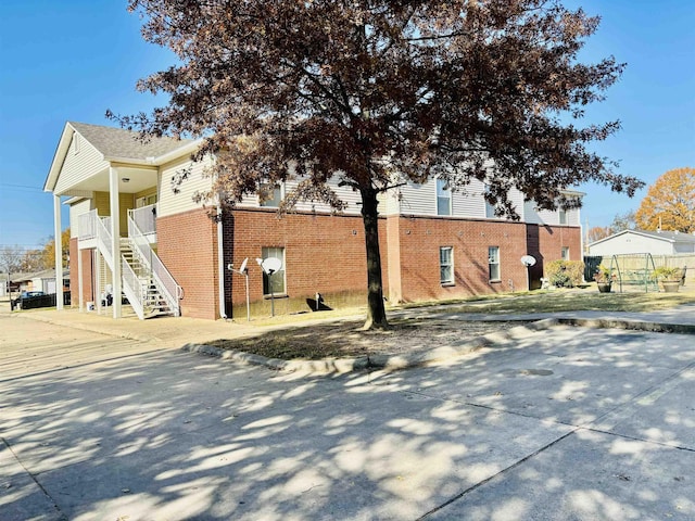view of side of property