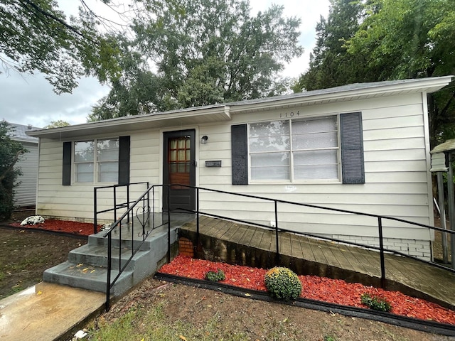 view of ranch-style house