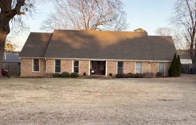 view of front of home