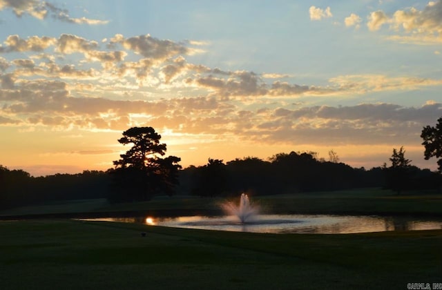 view of water feature