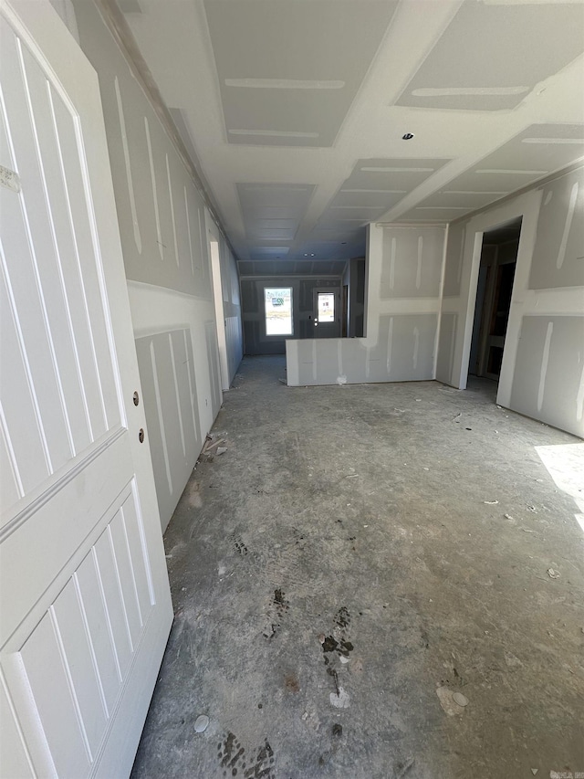 view of unfurnished living room