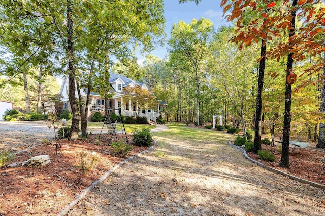 view of cape cod home