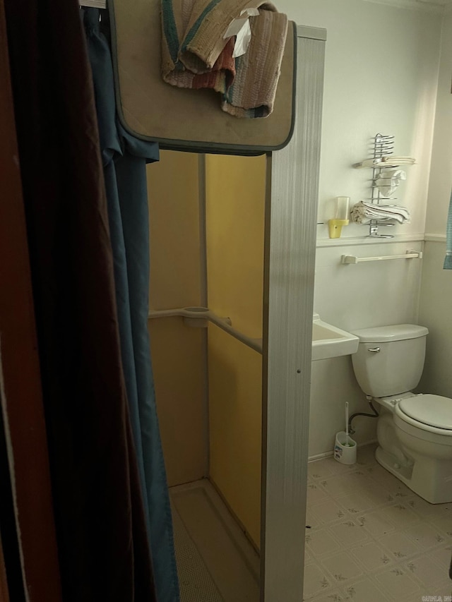 bathroom with toilet