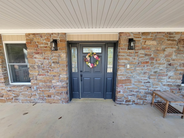 view of entrance to property