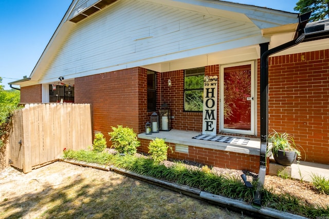 view of front of home featuring covered porch