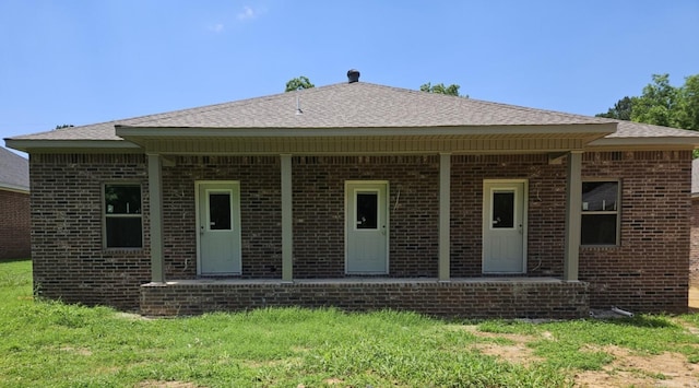 view of rear view of house