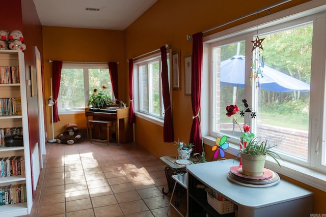 sunroom with a wealth of natural light