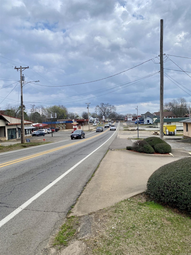 view of road