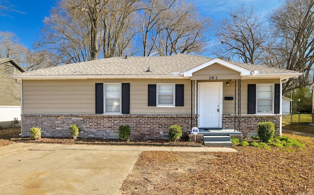 view of front of property