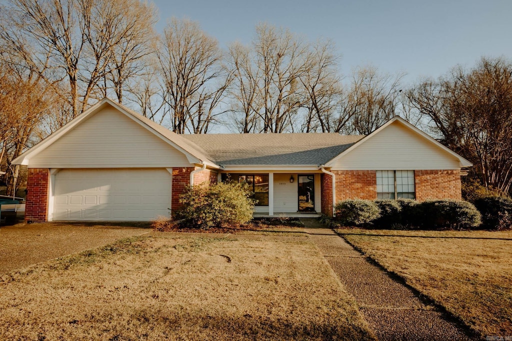 ranch-style house with a garage