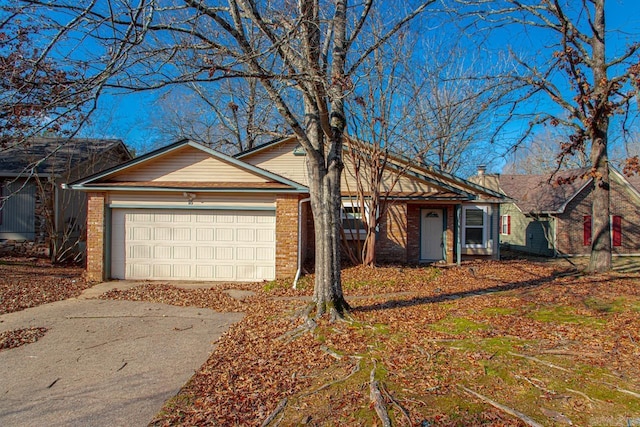 ranch-style house with a garage