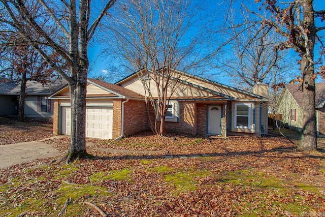 ranch-style house with a garage