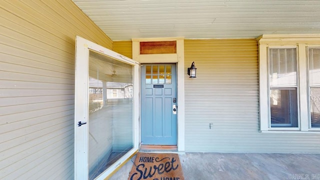 view of entrance to property