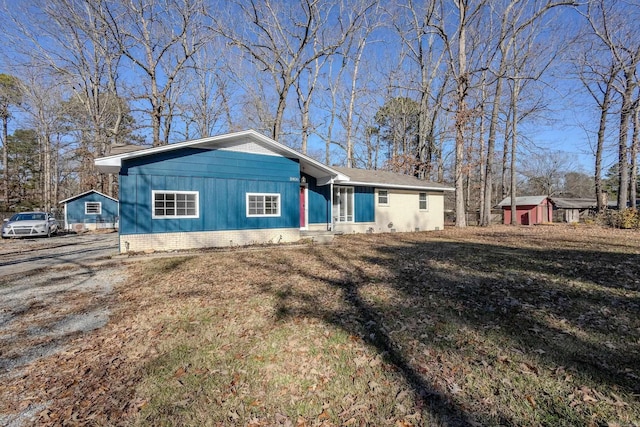 view of ranch-style house