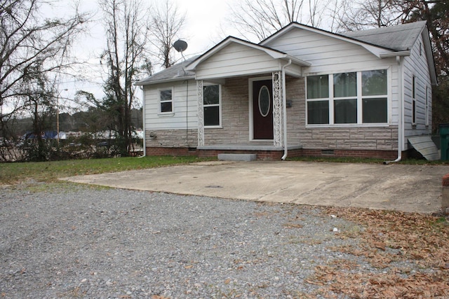 view of bungalow