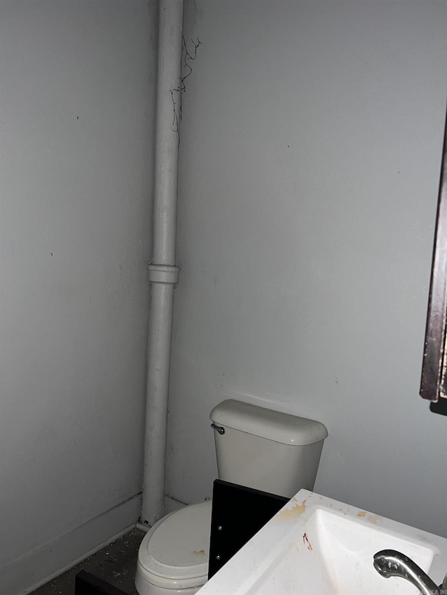 bathroom with toilet