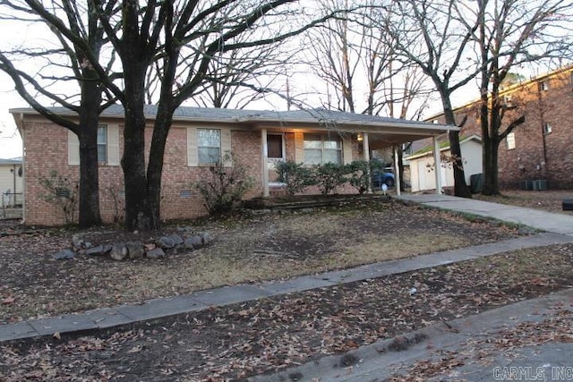 view of ranch-style house