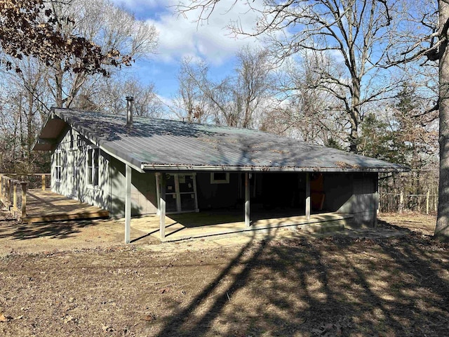 view of rear view of house