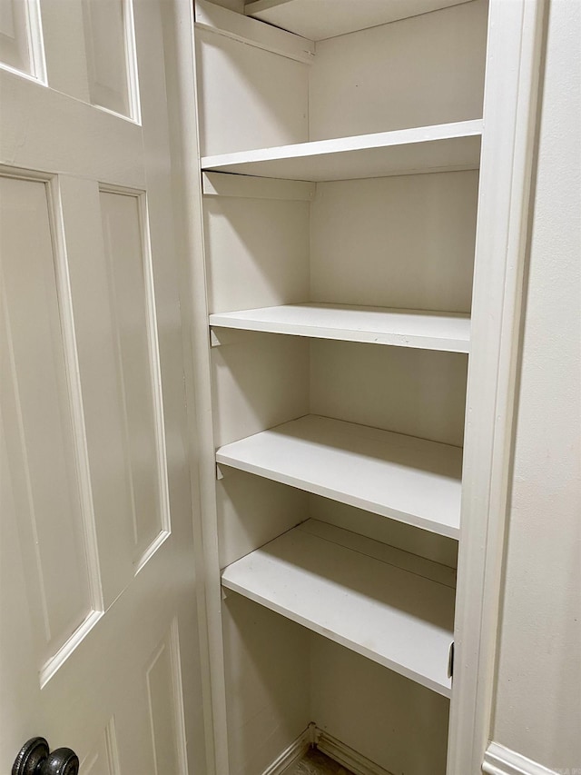 view of closet