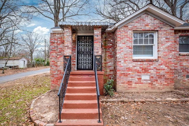 view of entrance to property