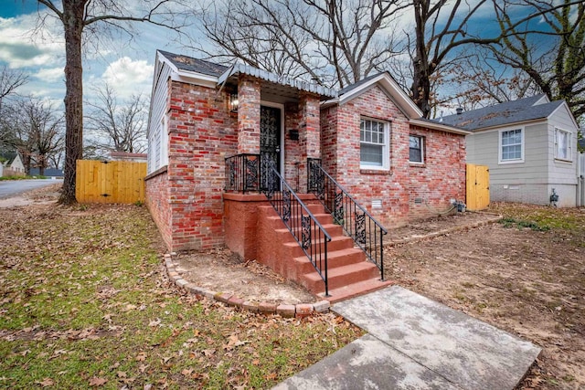 view of front of home