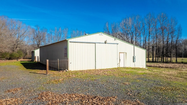 view of outbuilding