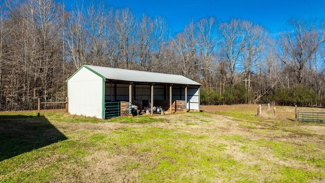 view of outbuilding