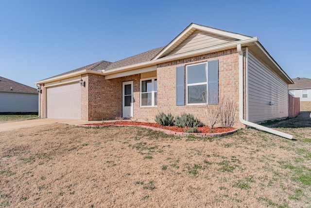 ranch-style house with a garage