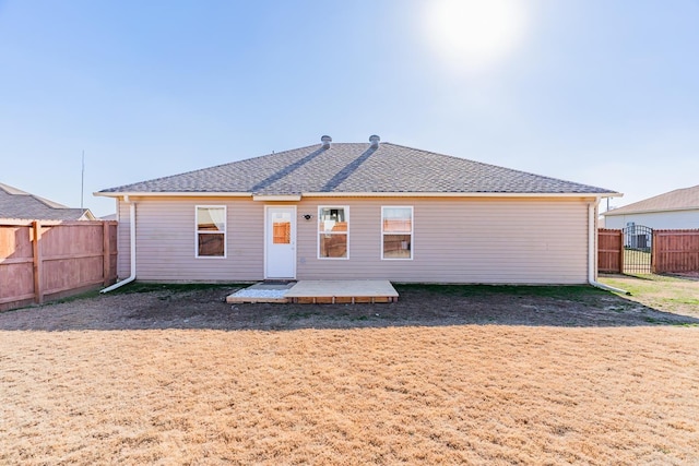 view of rear view of house